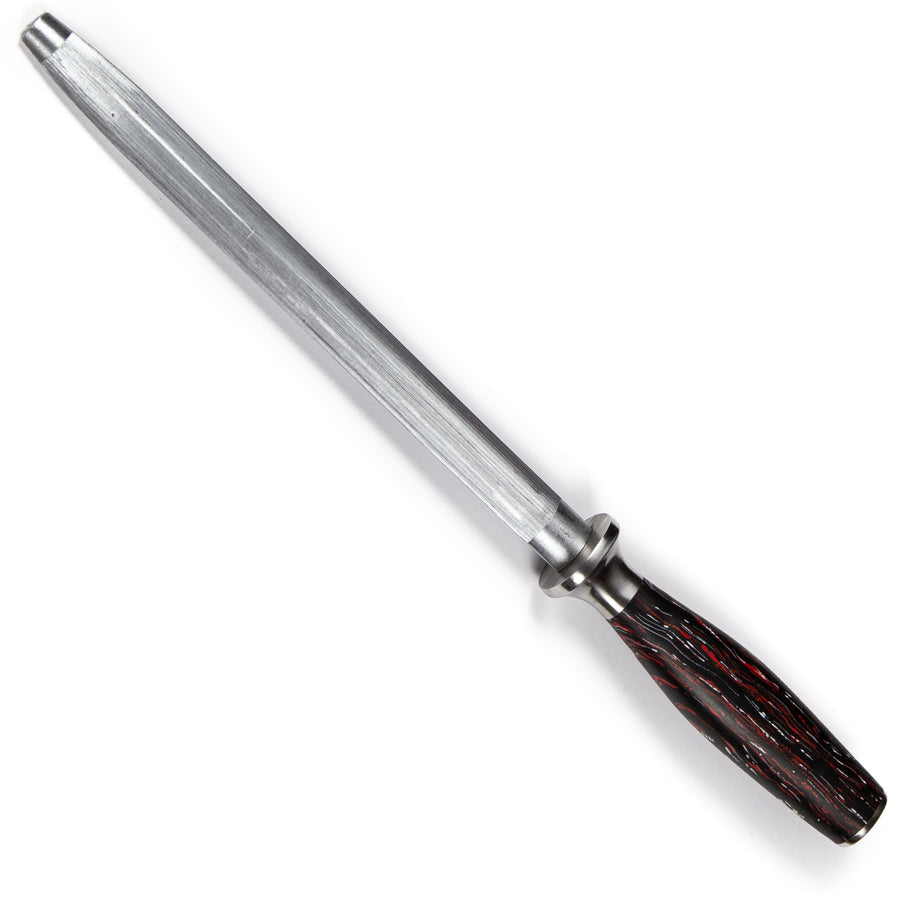 Eagle Professional - Wetzstab 23 cm Klingenlänge - Heftschalen: G10 schwarz-rot-weiß