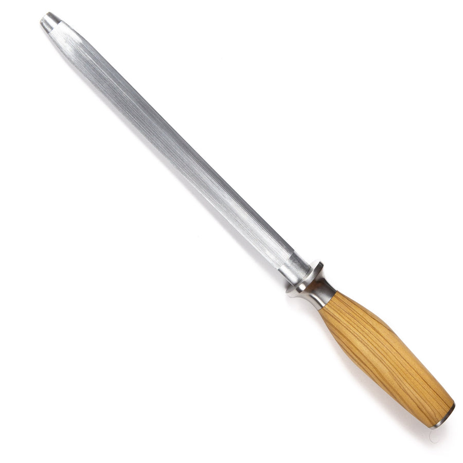 Eagle Professional - Wetzstab 23 cm Klingenlänge - Heftschalen: Olivenholz aus Süditalien