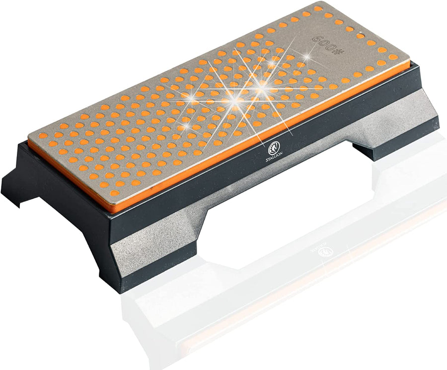 Stallion Professional - Doppelseitiger Diamant-Schleifstein mit 600# und 1000# Körnung