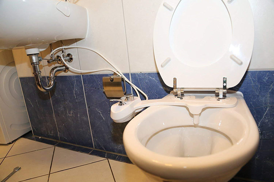 Bidet - Dusch-WC mit Warmwasser für Intimreinigung - nachrüstbar