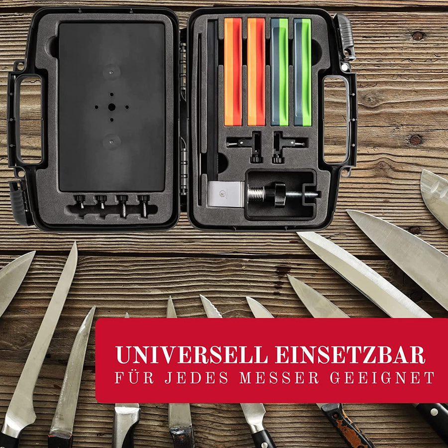 Stallion Professional - Messerschärfset mit einstellbarem Schleifwinkel
